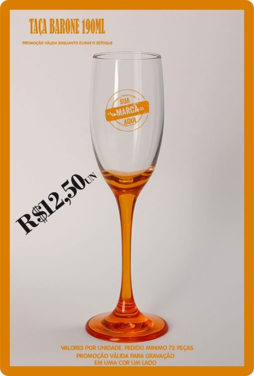 Taça Barone Champagne 190ml - Imagem 7