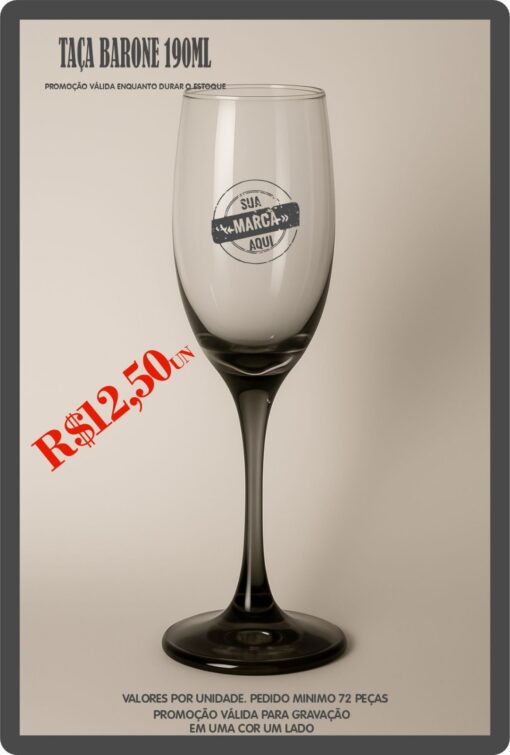 Taça Barone Champagne 190ml - Imagem 6