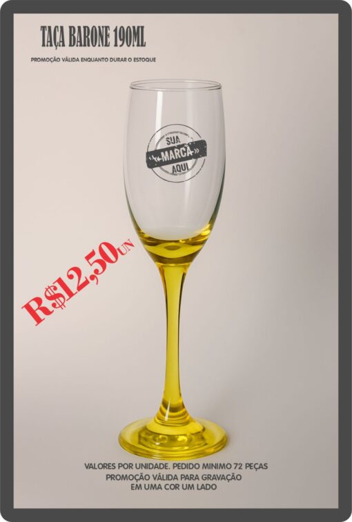 Taça Barone Champagne 190ml - Imagem 10