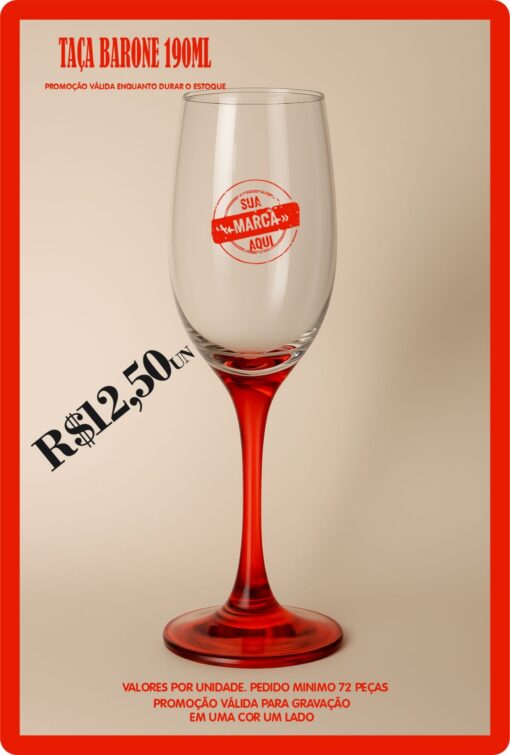Taça Barone Champagne 190ml - Imagem 3