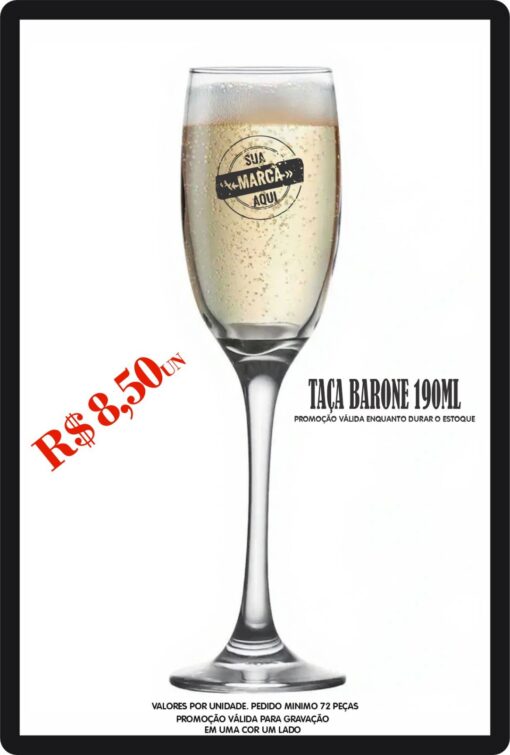 Taça Barone Champagne 190ml - Imagem 2
