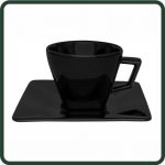 Xícara Quartier Chá 200ml - Black
